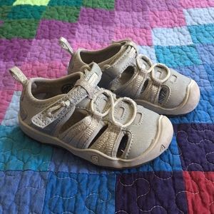 Silver sparkle waterproof keens